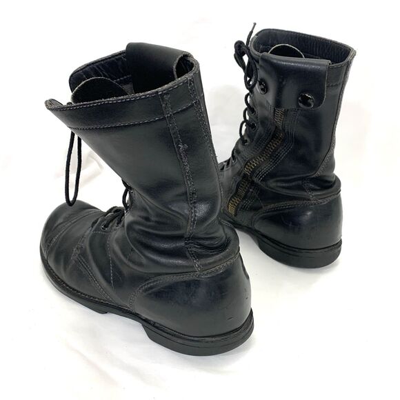 Bates Floataways Leather Military Paratrooper Combat Boots 10” Zip Mens 10.5 D